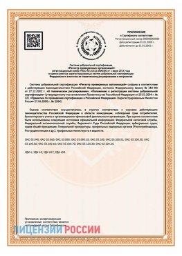 Приложение СТО 03.080.02033720.1-2020 (Образец) Пикалево Сертификат СТО 03.080.02033720.1-2020
